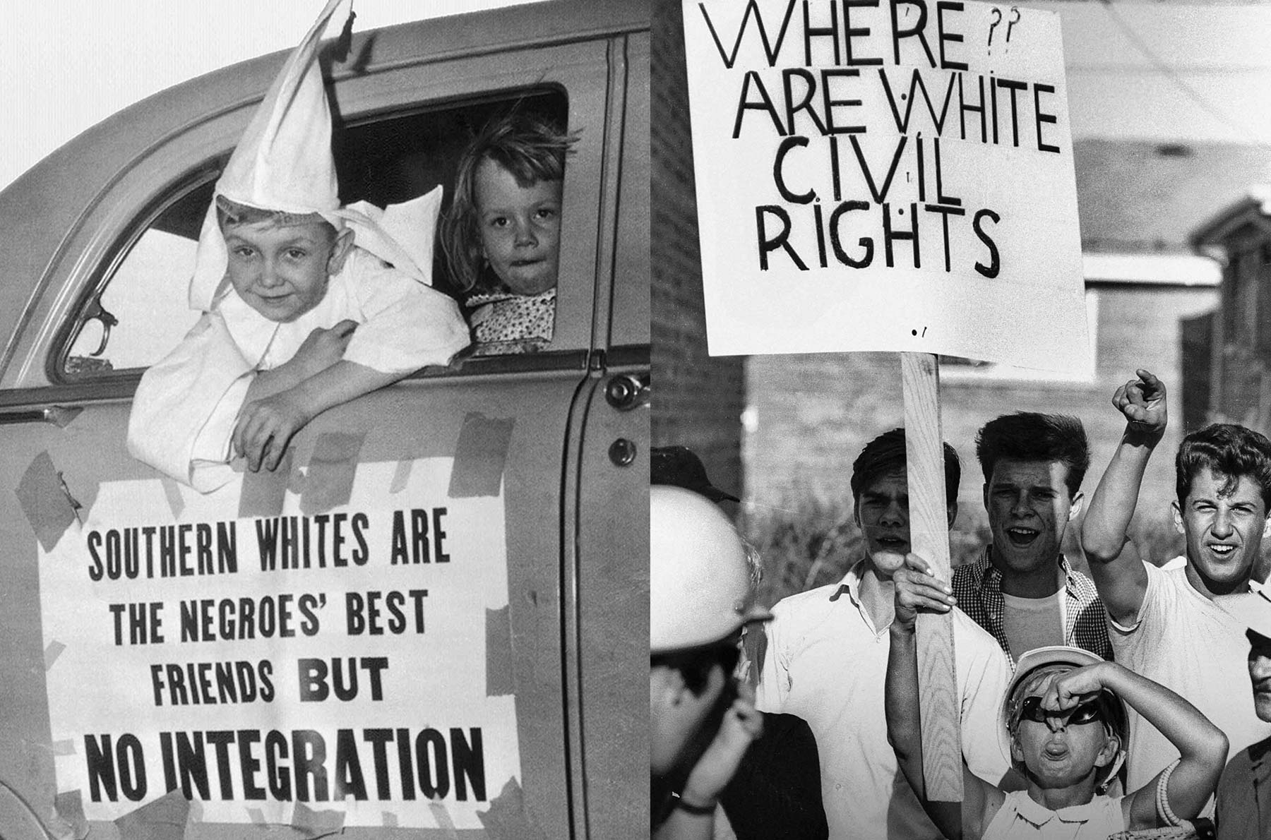 Pro Segregation Protest Signs 4813